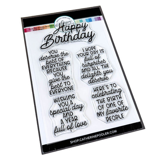 Inside Out Birthday Sentiments Stamp Set