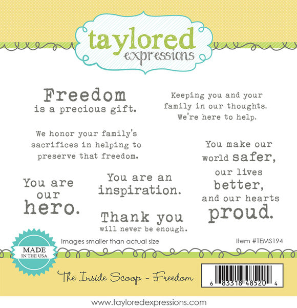 The Inside Scoop - Freedom Stamp Set