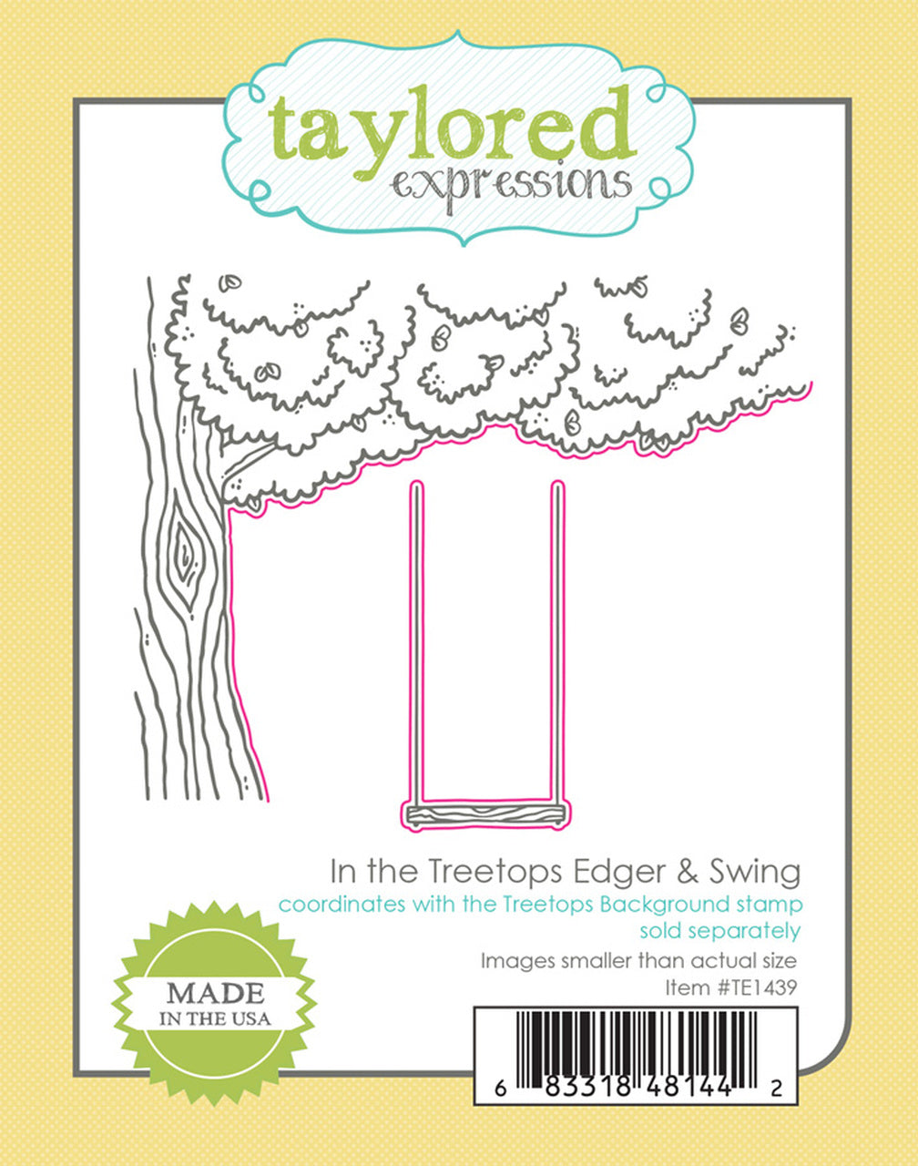 In the Treetops Edger & Swing Dies
