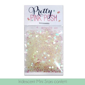 Iridescent Mini Star Confetti