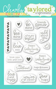 Itty Bitty Sentiments - Valentine Stamp Set