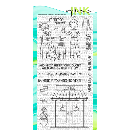 Java Joe's Stamp Set – Butterfly Reflections, Ink.