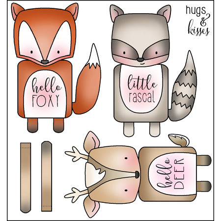 Woodland Huggers Stamp Set