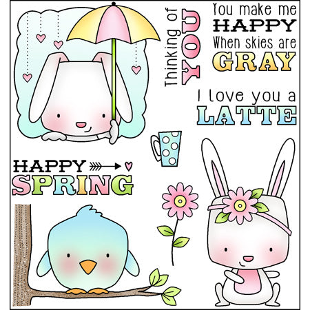 Skies Are Gray Stamp Set