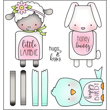 Spring Huggers Stamp Set