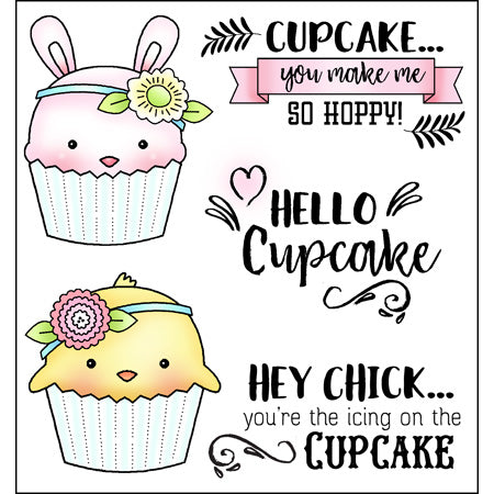 Hoppy Cupcake Stamp Set