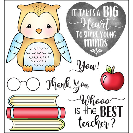 Best Teacher Stamp Set