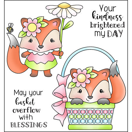 Spring Fox Stamp Set