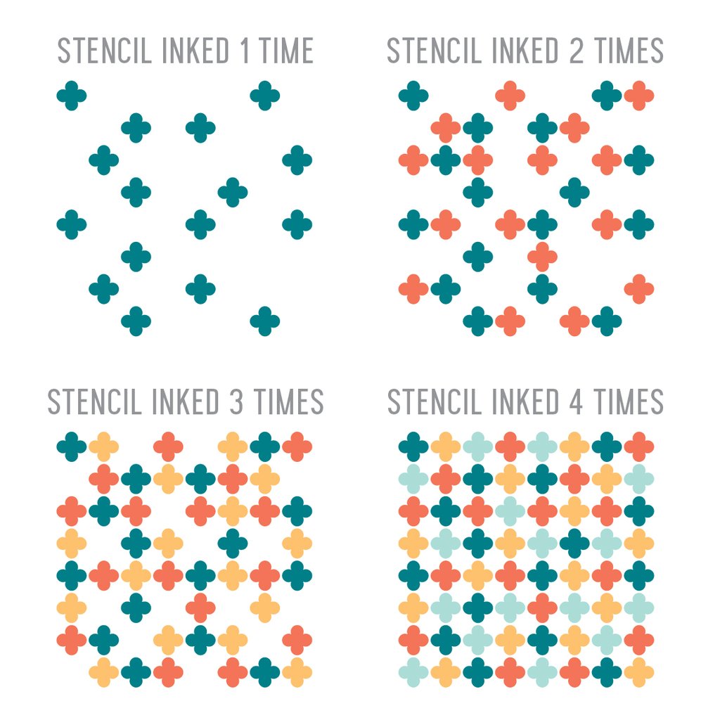 Joyful Tiles Turnabout™ Stencil Pack