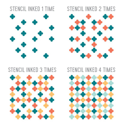 Joyful Tiles Turnabout™ Stencil Pack