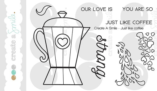 Just Like Coffee Stamp Set