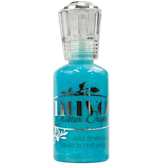 Nuvo Glitter Drops Blue Lagoon