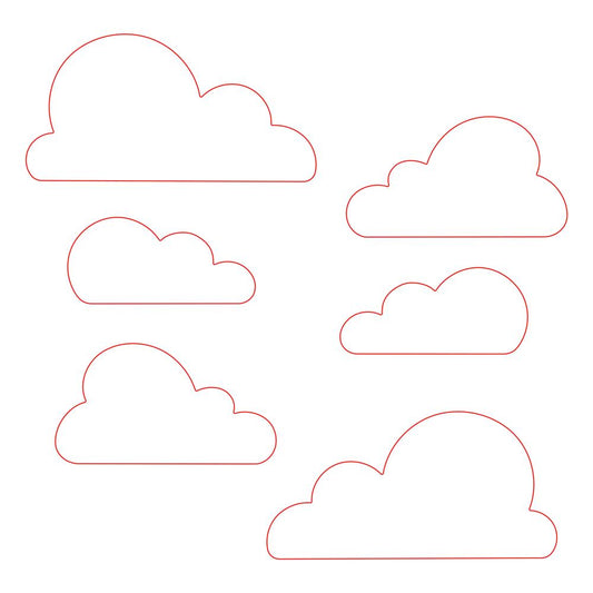 Large Clouds Honey Cuts