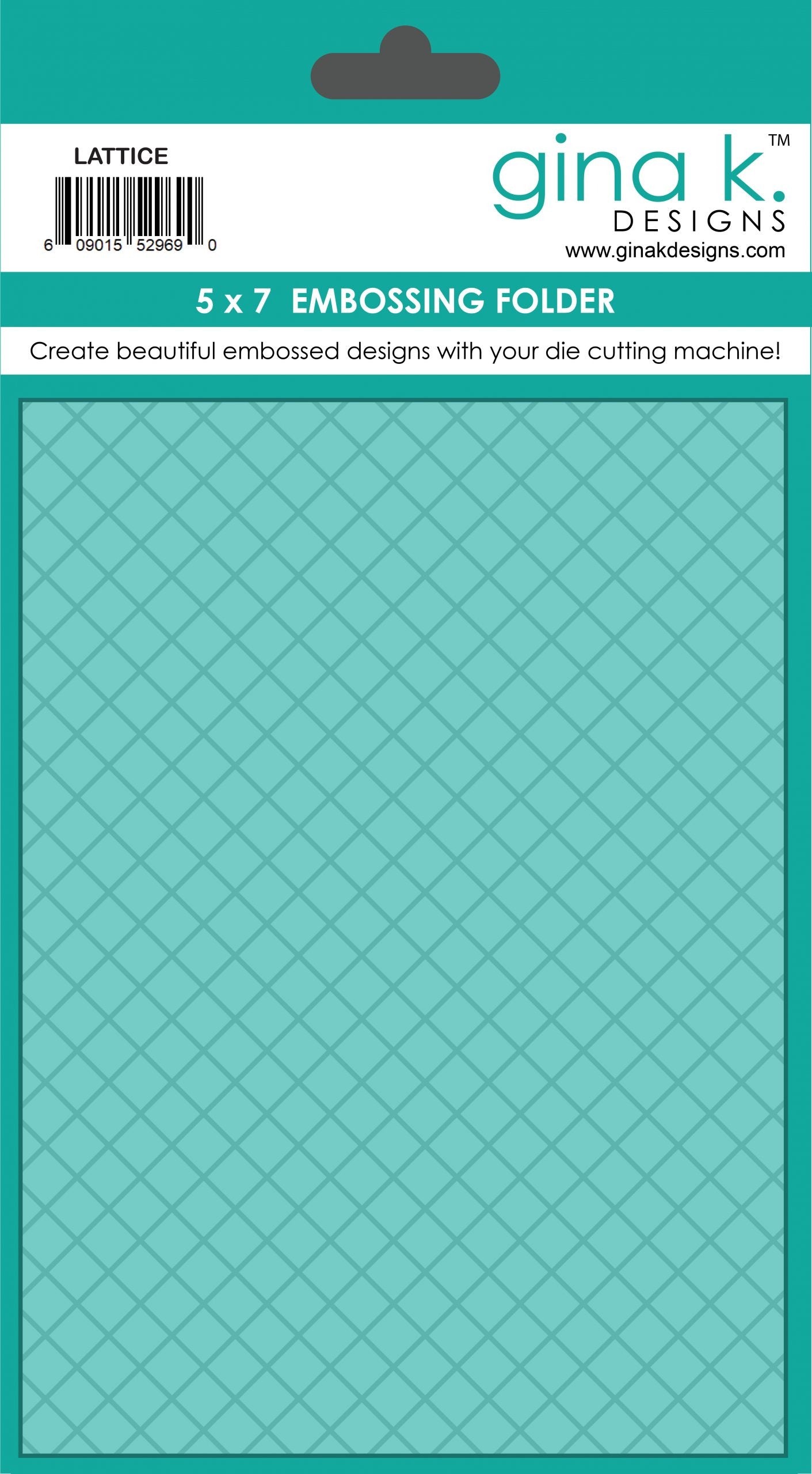 Lattice Embossing Folder