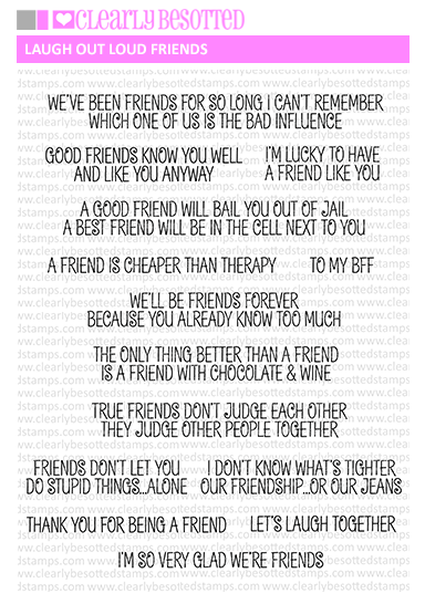 Laugh Out Loud Friends Stamp Set