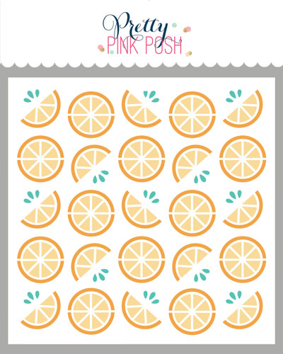 Layered Citrus Stencils