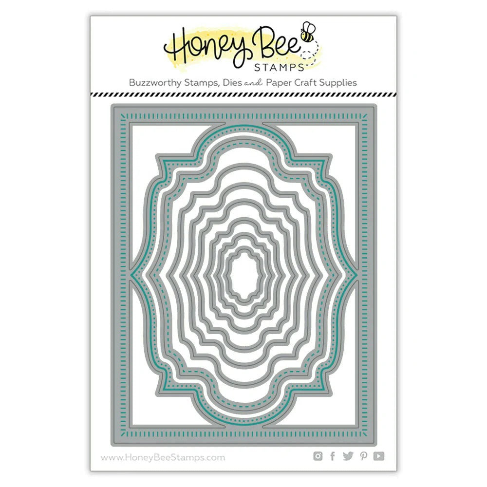 Layering Vintage Labels Honey Cuts