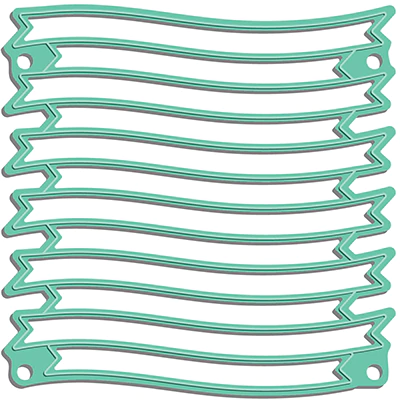 Wave Ribbon Stack Die