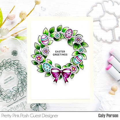 Leafy Spring Wreath Stamp Set