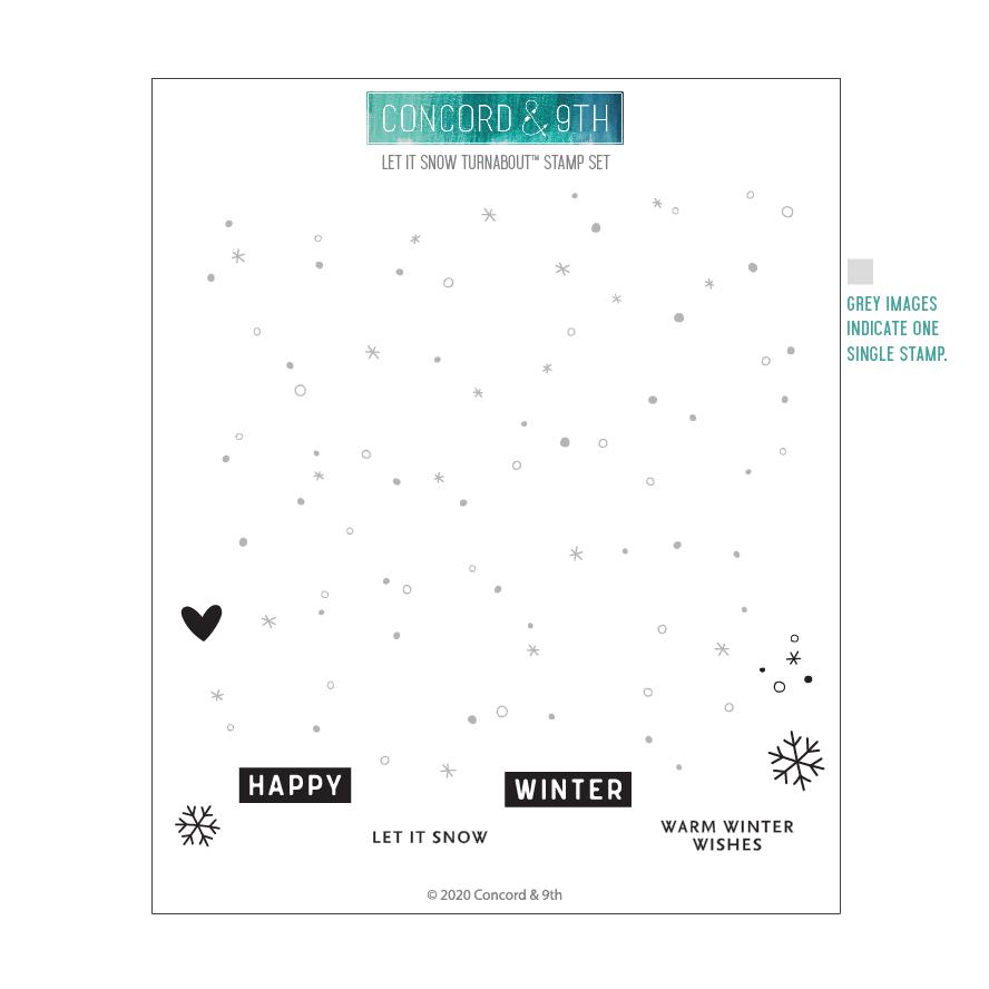 Let It Snow Turnabout™ Stamp Set