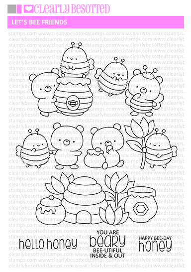 Let's Bee Friends Stamp Set