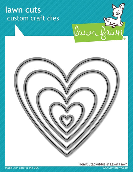 Heart Stackables Lawn Cuts