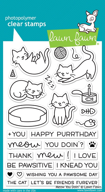 Meow You Doin' Stamp Set