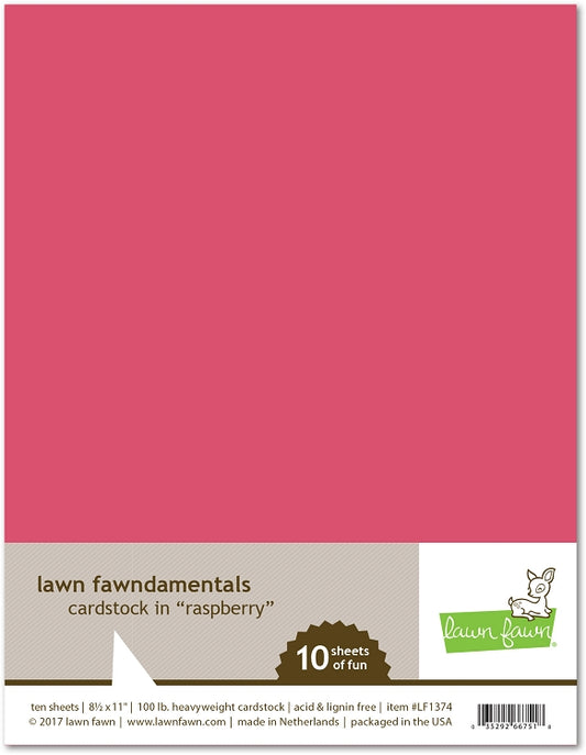 8.5 x 11 Cardstock Raspberry