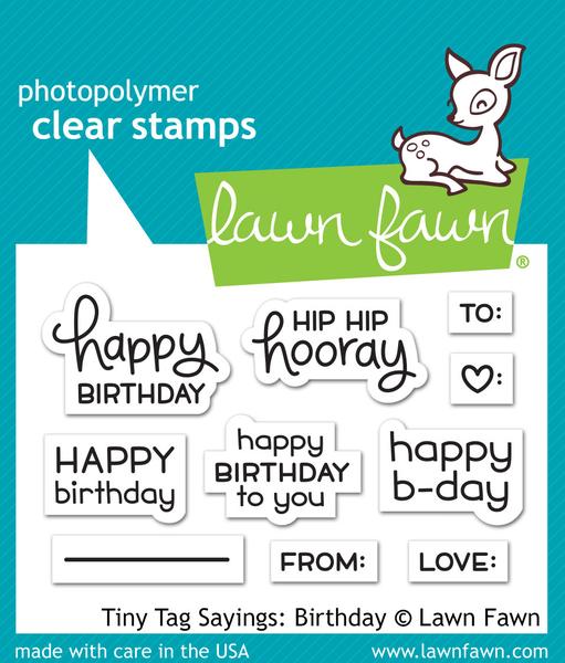 Tiny Tags Sayings: Birthday Stamp Set