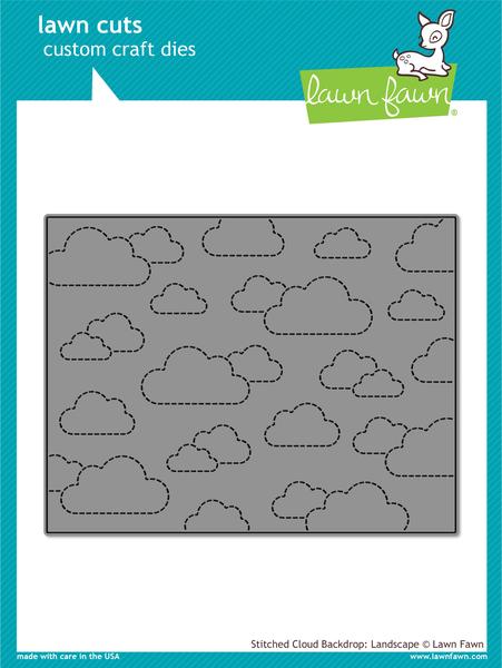 Stitched Cloud Backdrop: Landscape Lawn Cuts