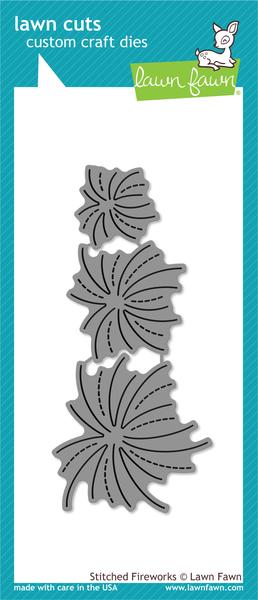 Stitched Fireworks Lawn Cuts