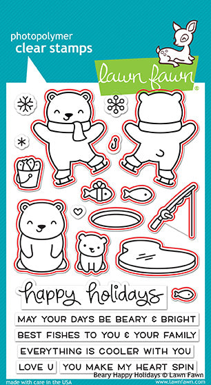 Beary Happy Holidays Stamp Set