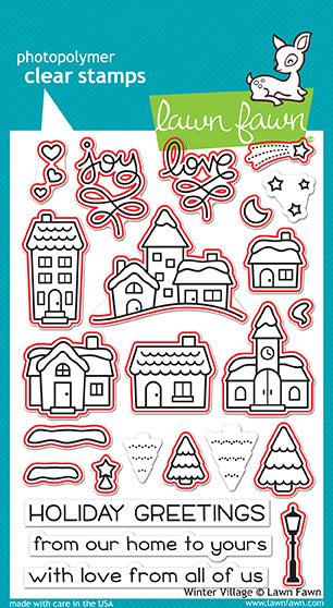 Winter Village Stamp Set