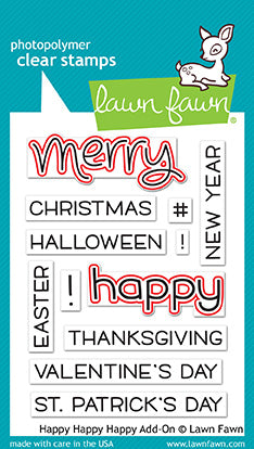 Happy Happy Happy Add-On Stamp Set