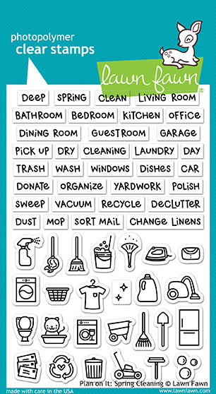 Plan On It: Spring Cleaning Stamp Set