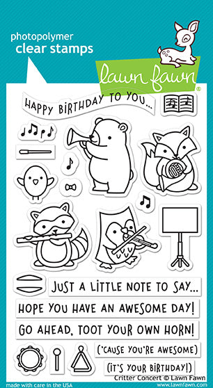 Critter Concert Stamp Set