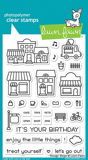 Village Shops Stamp Set