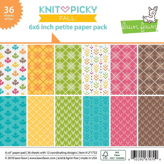 Knit Picky Fall 6x6 Paper Pad