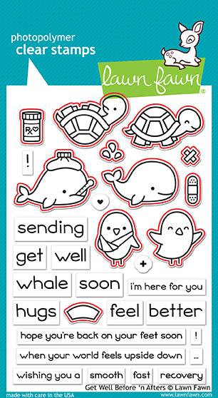 Get Well Before 'N Afters Stamp Set