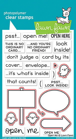 Open Me Stamp Set