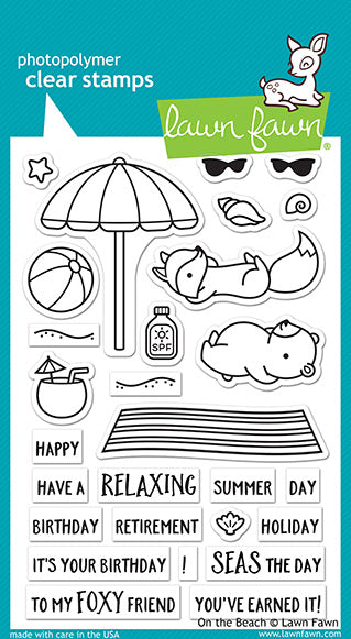 On The Beach Stamp Set
