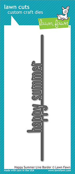 Happy Summer Line Border Dies