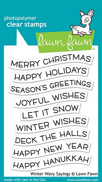 Winter Wavy Sayings Stamp Set