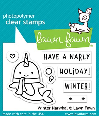 Winter Narwhal Stamp Set