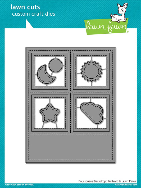 Foursquare Backdrop: Portrait Die