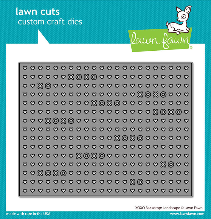 XOXO Backdrop: Landscape Lawn Cuts