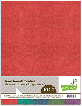 8.5 x 11 Shimmer Cardstock Gemstone