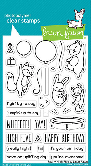 Really High Five Stamp Set