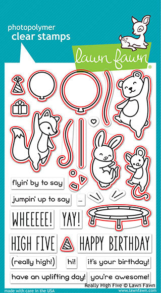 Really High Five Stamp Set