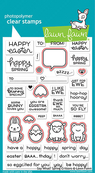 Say What  Spring Critters Stamp Set